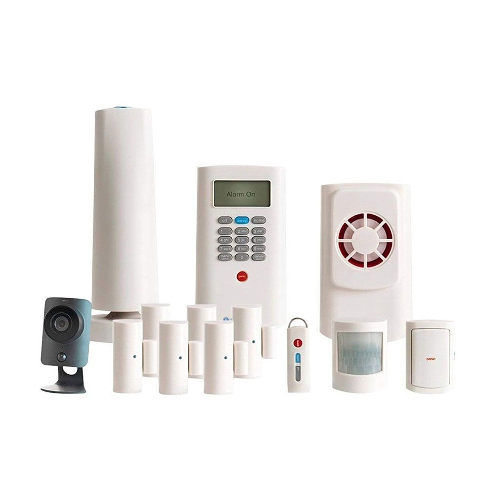 SimpliSafe Shield Wireless Home Security System 13 Piece Set White